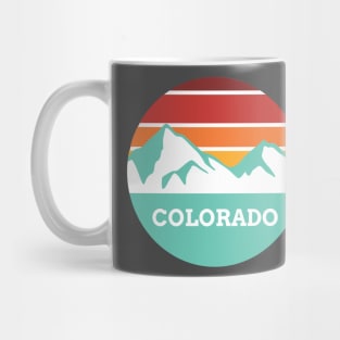 Colorado Retro Mountain Mug